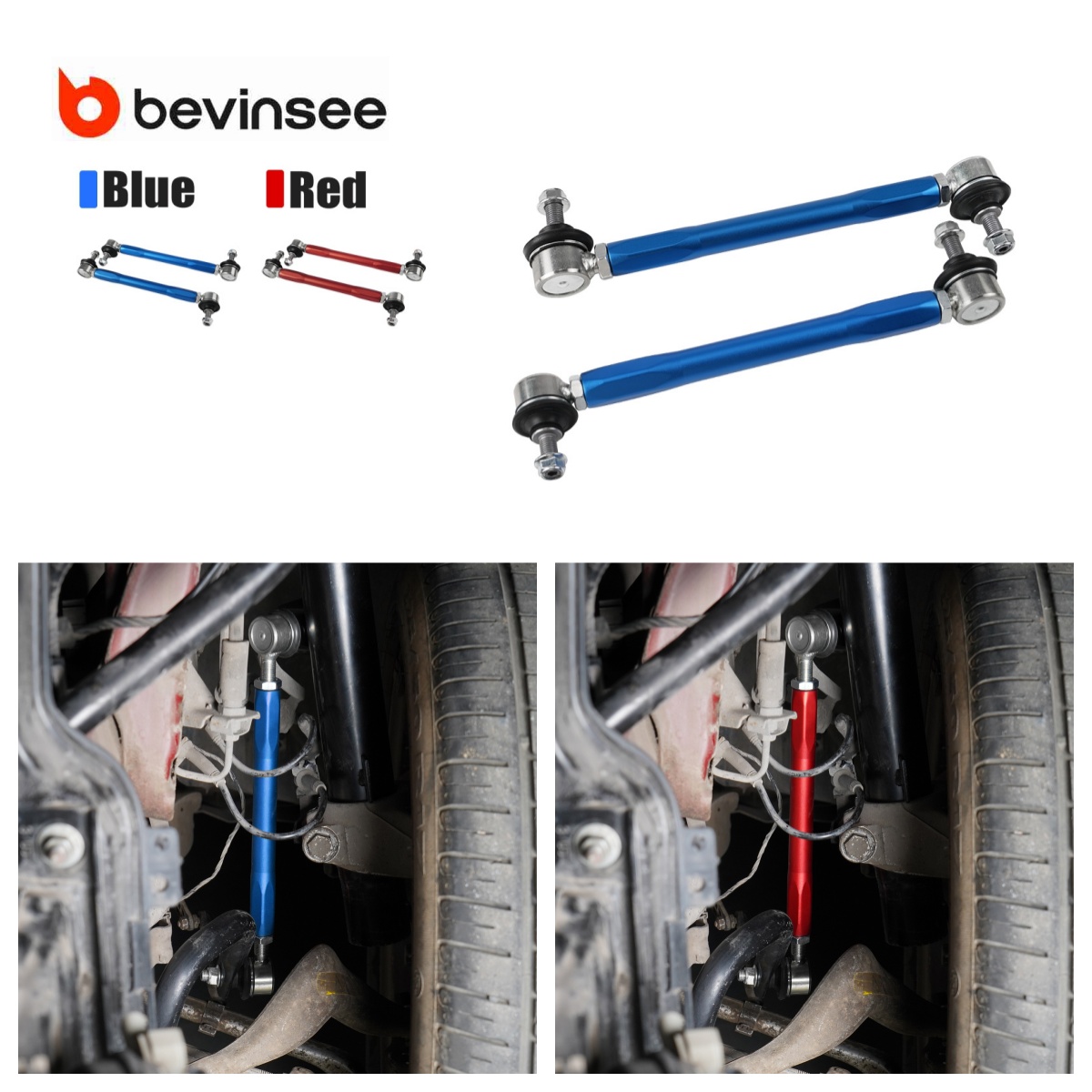 Motorcycle Gear Near Me - BEVINSEE Kit Barra Stabilizzatrice Anteriore Regolabile