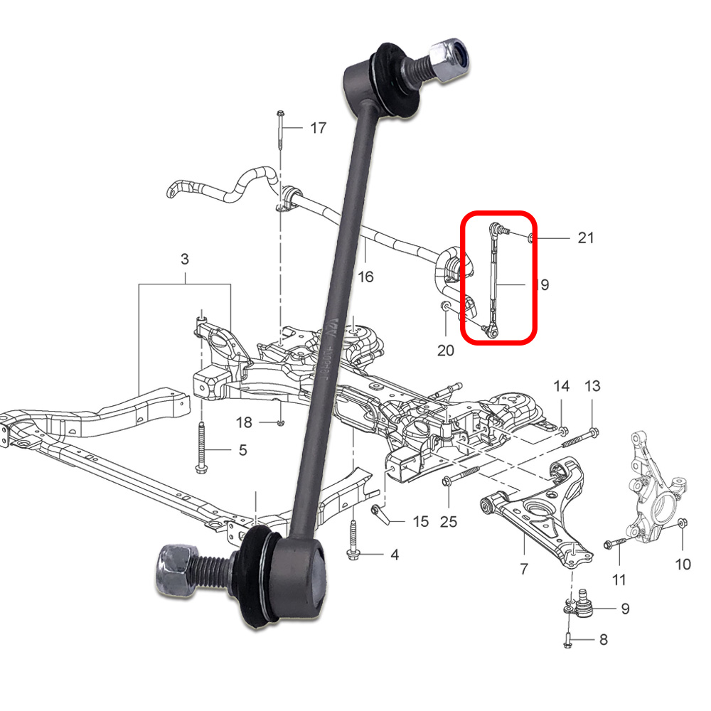 Motorcycle Gear Near Me - Barra Stabilizzatrice Anteriore Sinistra/Destra per CHEVROLET