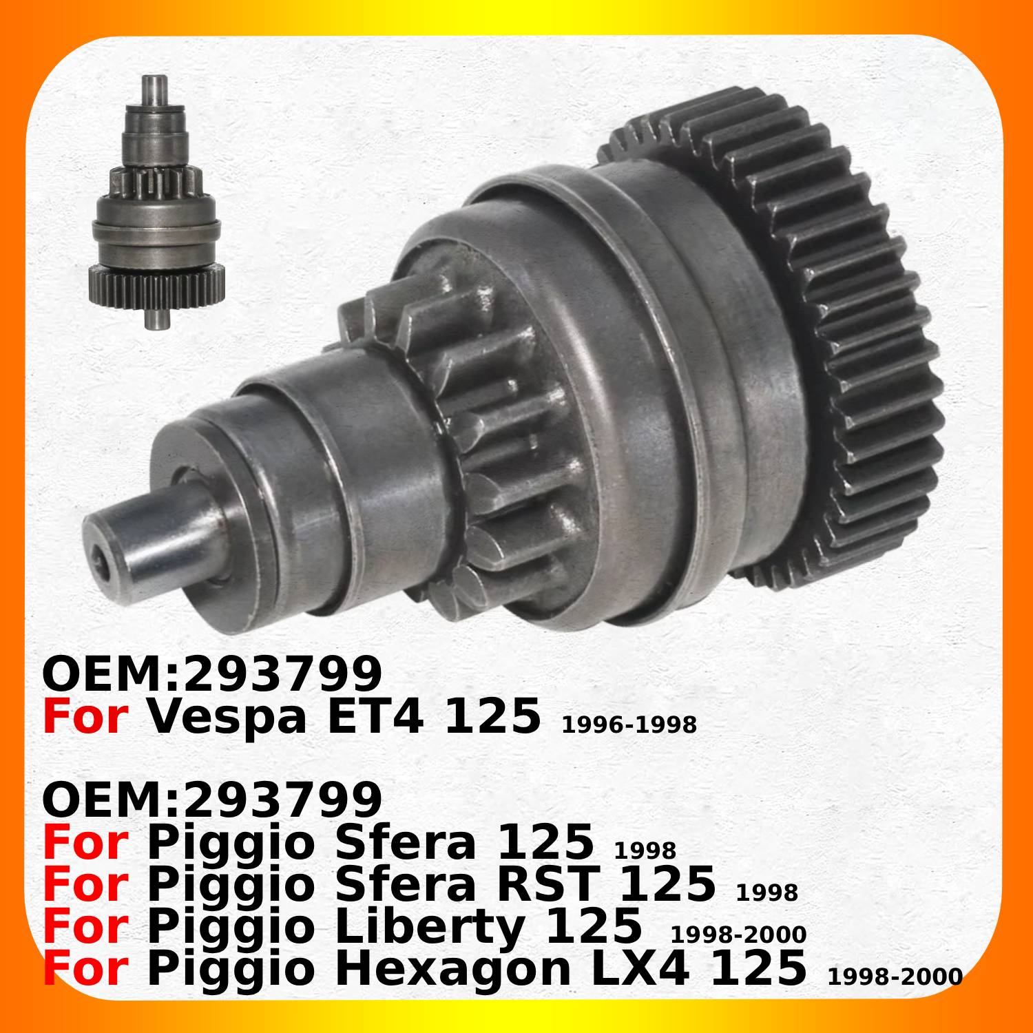 Motorcycle Gear Rst - Moto Starter Drive Bendix/Starter Gear Parts