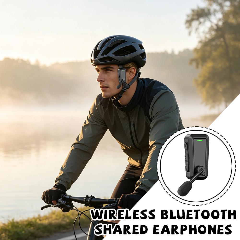 Intercom Headset Helmet - Interfono per Casco, Auricolare Wireless con