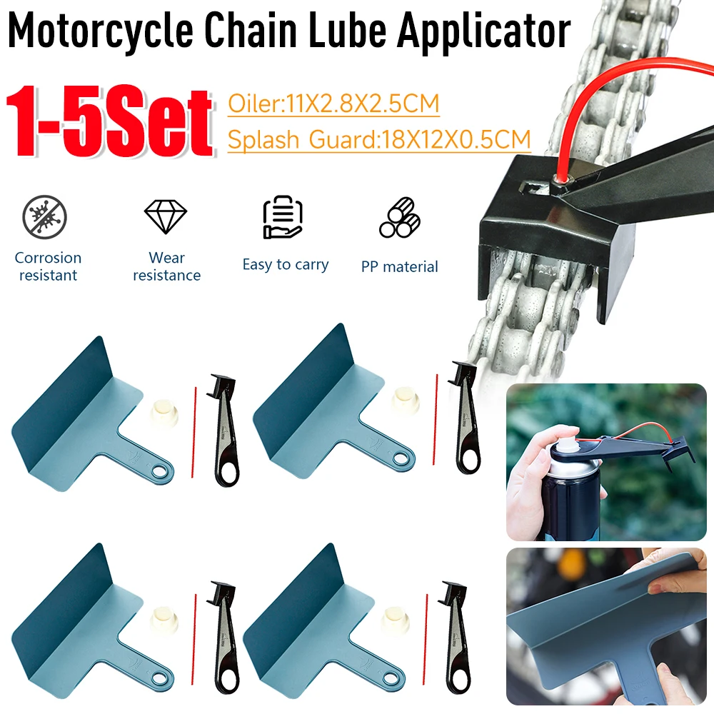 Motorcycle Gear Oil For Chain - 1-10 SET Applicatore di lubrificante per