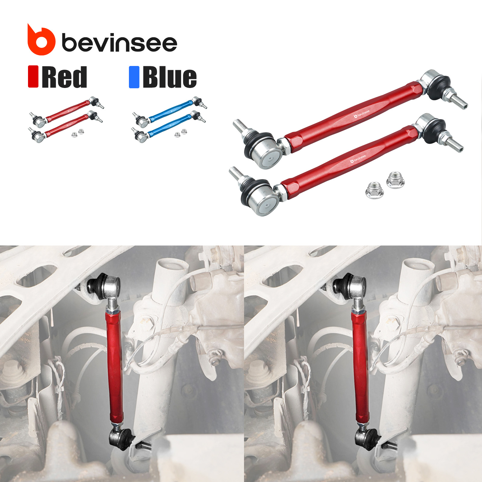 Motorcycle Gear Near Me - BEVINSEE Kit di Collegamenti Regolabili per