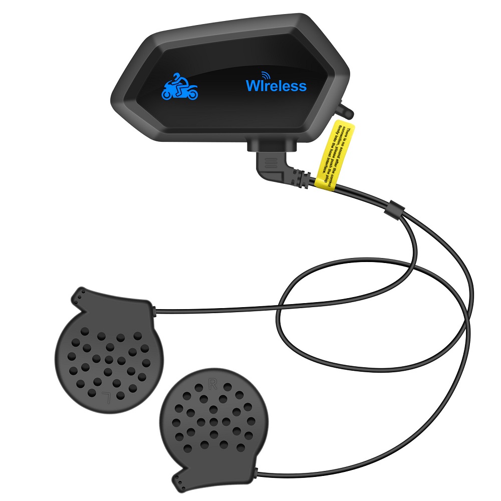 Intercom Headset Helmet - Cuffie per casco interfono moto Bluetooth