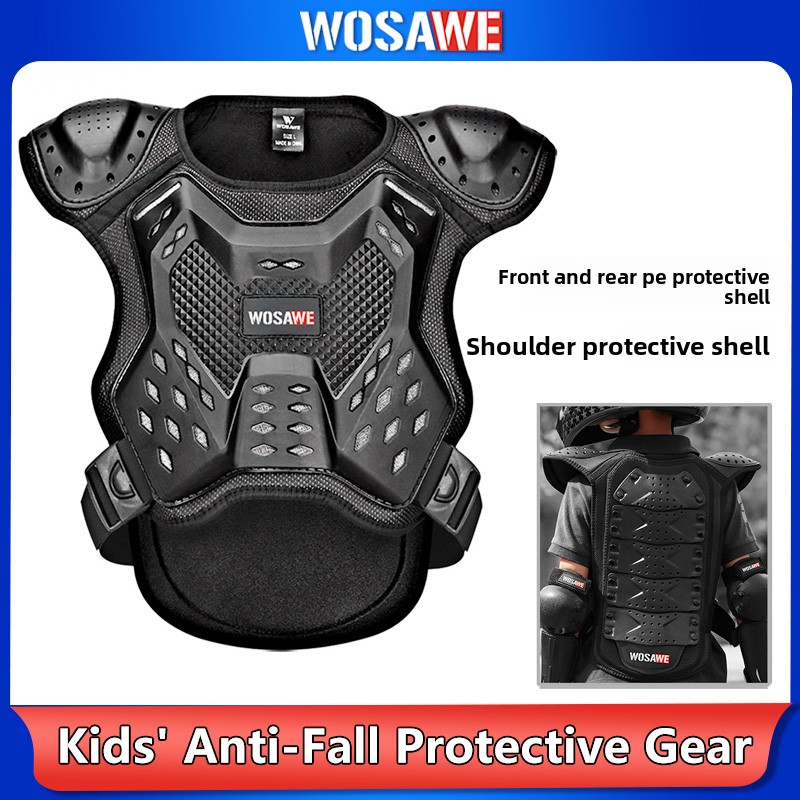 Motorcycle Gear Vest - Gilet Protettivo per Moto WOSAWE, Protezione