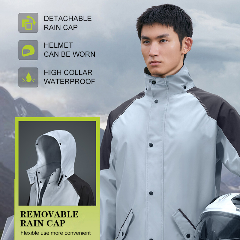 Gearx Motorcycle Jacket - Completo Antipioggia per Uomo e Donna,