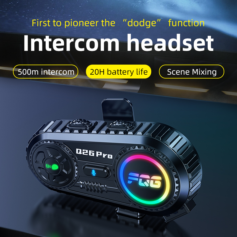 Intercom Headset Helmet - Auricolare per casco radio citofono Bluetooth