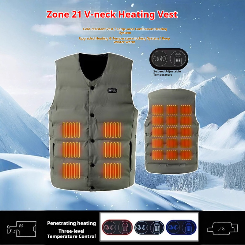 Motorcycle Gear Vest - Gilet riscaldante invernale nuovo stile 21