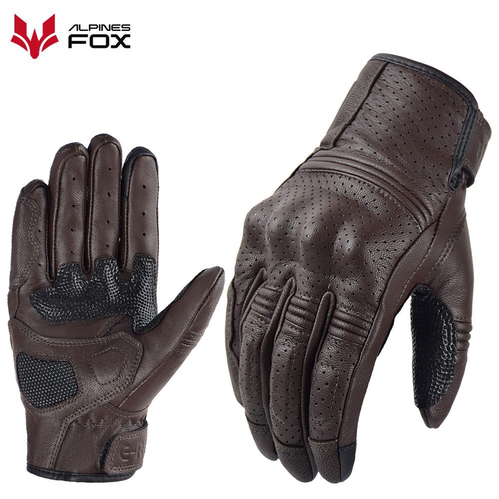 Guanti in pelle da moto retrò  - Motorcycle Gear Fox recensione e prezzo