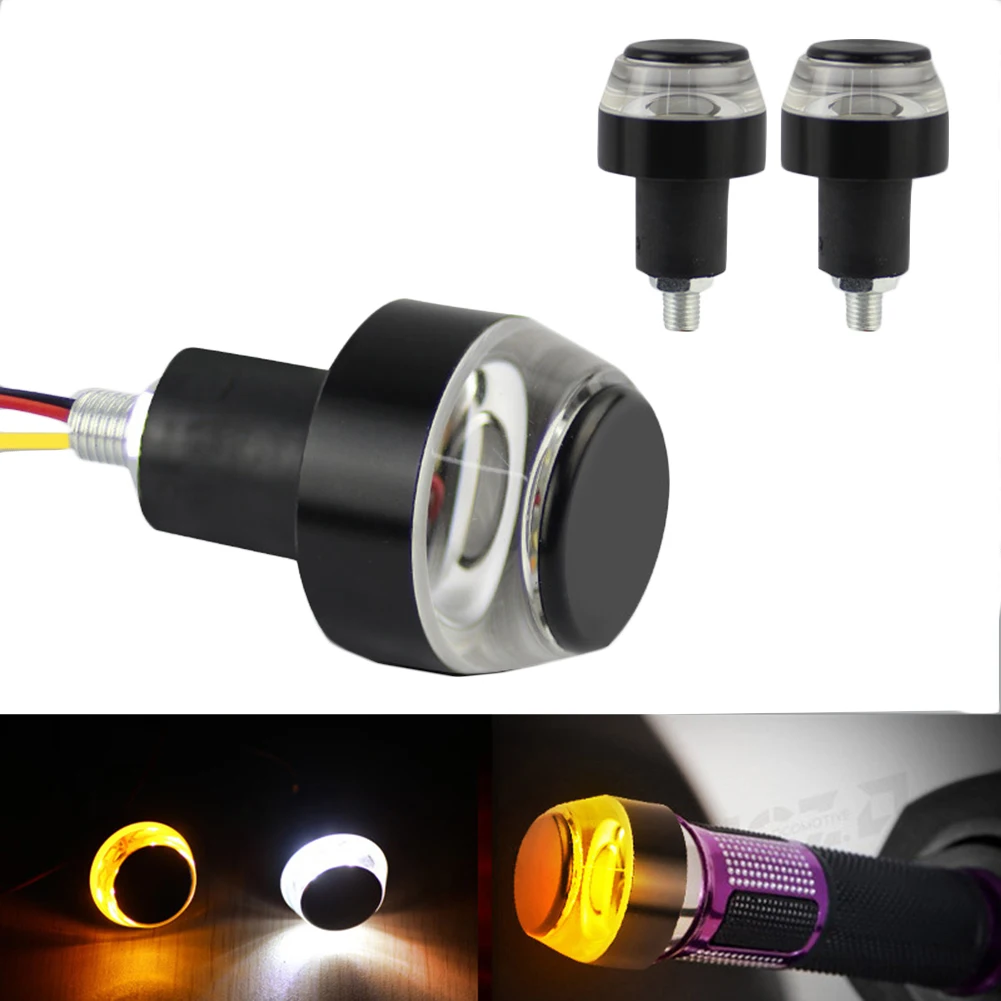 2 Pezzi Luce LED per Manubrio  - Motorcycle Gear Yellow recensione e prezzo