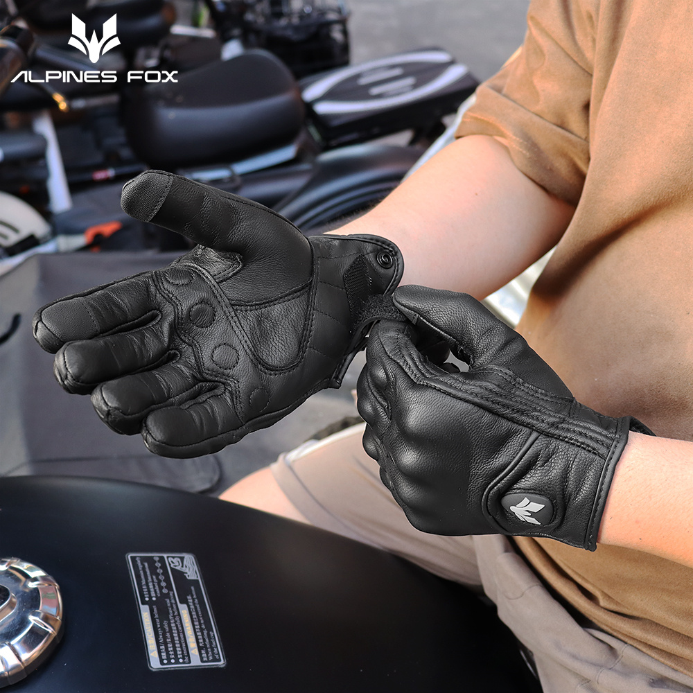Guanti in pelle da moto retrò  - Motorcycle Gear Fox recensione e prezzo