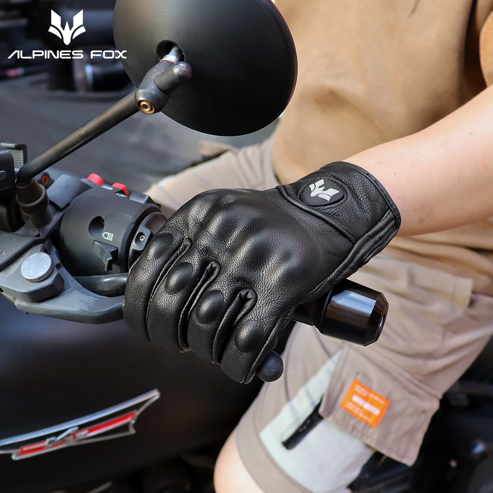 Guanti in pelle da moto retrò  - Motorcycle Gear Fox recensione e prezzo