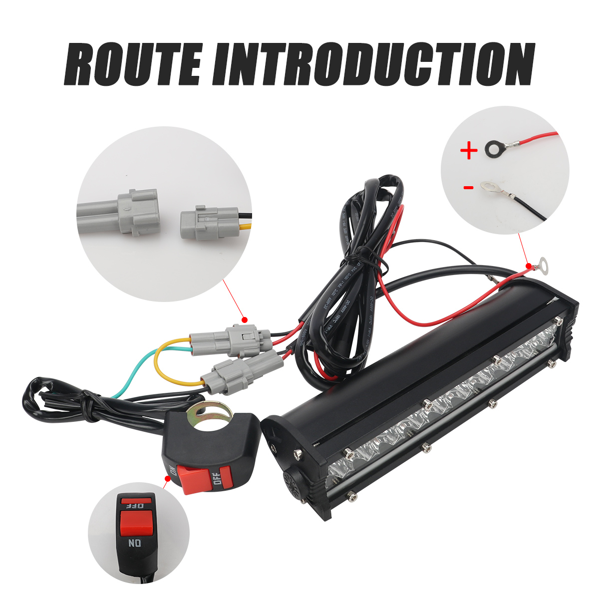 Set di Luci LED per Manubrio M - Motorcycle Gear Yellow recensione e prezzo
