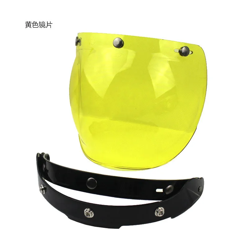 Visiera per casco da motocicli - Motorcycle Gear Yellow recensione e prezzo