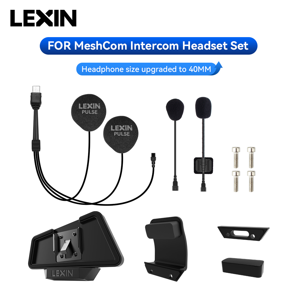 Set Cuffie e Clip LEXIN-MeshCo - Intercom Headset Helmet recensione e prezzo