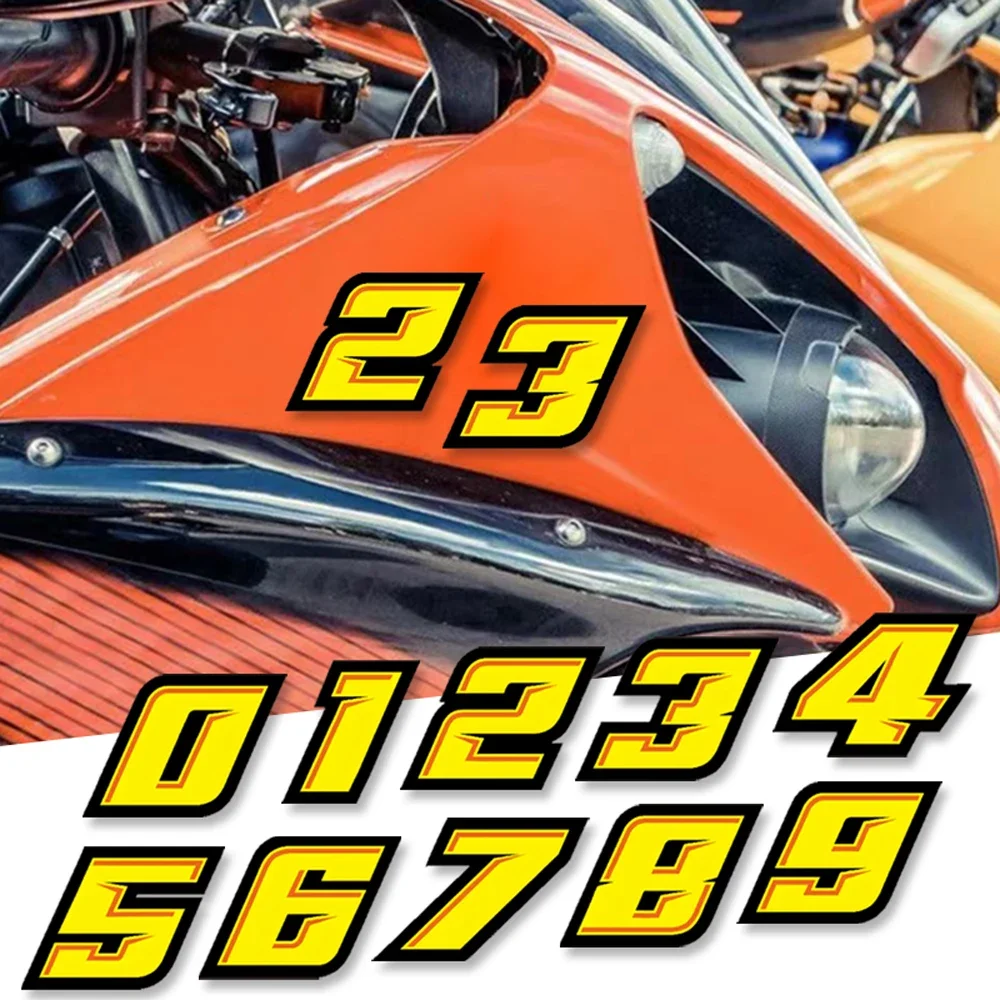 0123456789 Numero giallo Auto  - Motorcycle Gear Yellow recensione e prezzo