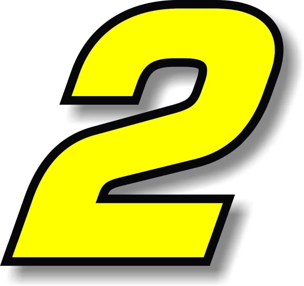 Numeri 0123456789   Adesivo pe - Motorcycle Gear Yellow recensione e prezzo