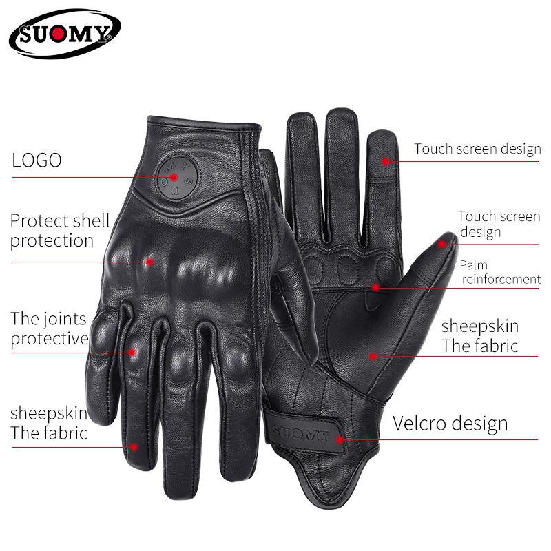 Guanti da Moto SUOMY in Pelle  - Motorcycle Gear Yellow recensione e prezzo