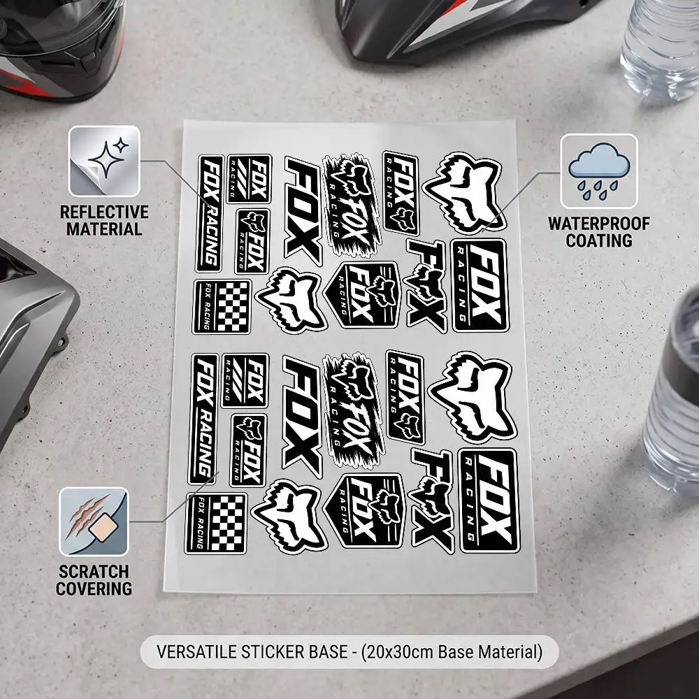 Adesivo Riflettente Impermeabi - Motorcycle Gear Fox recensione e prezzo