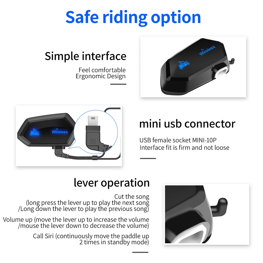 Cuffie per casco interfono mot - Intercom Headset Helmet recensione e prezzo