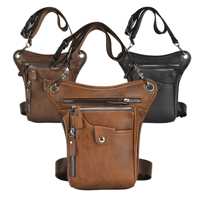 Marsupio vintage in pelle Pu B - Motorcycle Gear Bag recensione e prezzo