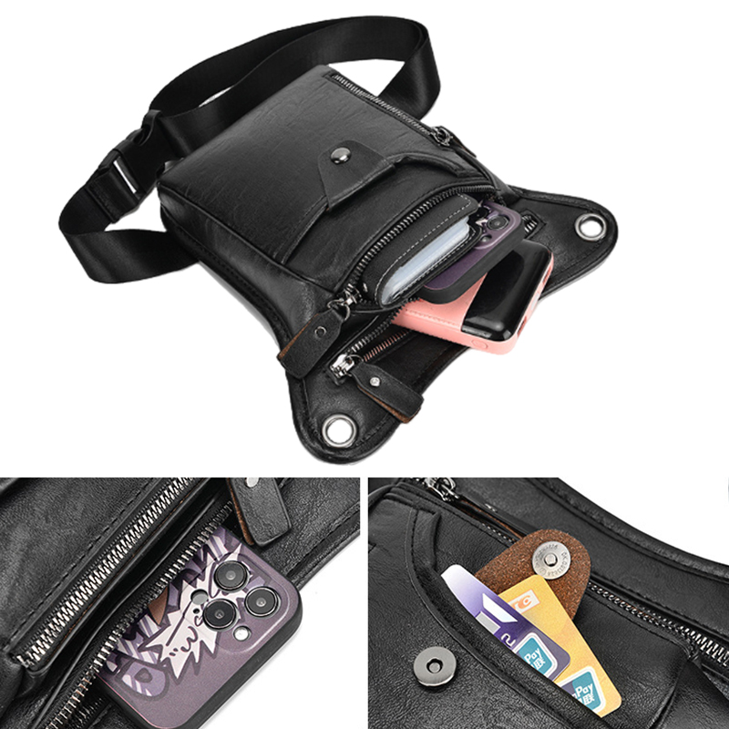 Marsupio vintage in pelle Pu B - Motorcycle Gear Bag recensione e prezzo